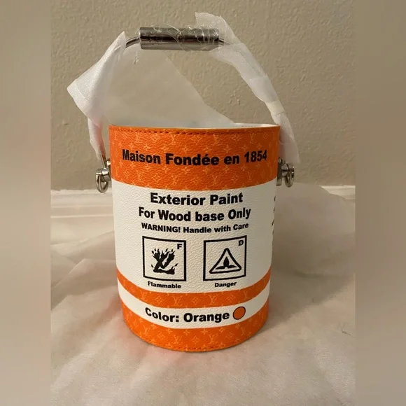 RARE NWOT LOUIS VUITTON PAINT CAN LEATHER BAG - Picture 3 of 9